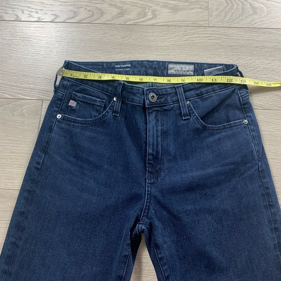 AG The Harper Essential Straight Raw Hem Ankle Jeans - Picture 8 of 11